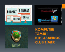 kompüter Formatı klub Timer, btp, Asandoc