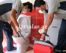 Kanalizasiya acma xidməti 7/24 saat