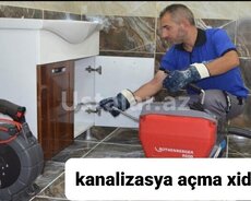 Kanalizasiya temizleme peşəkar 7/24